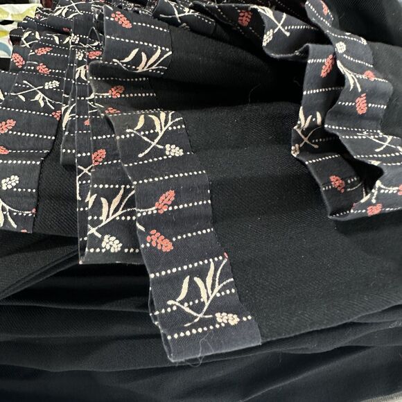 Vintage bayerische staatsoper munchen black lace pleated victorian gothic dress - Picture 15 of 16